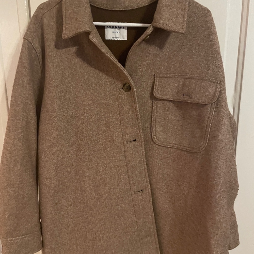 Old Navy Tan Utility Jacket for Women